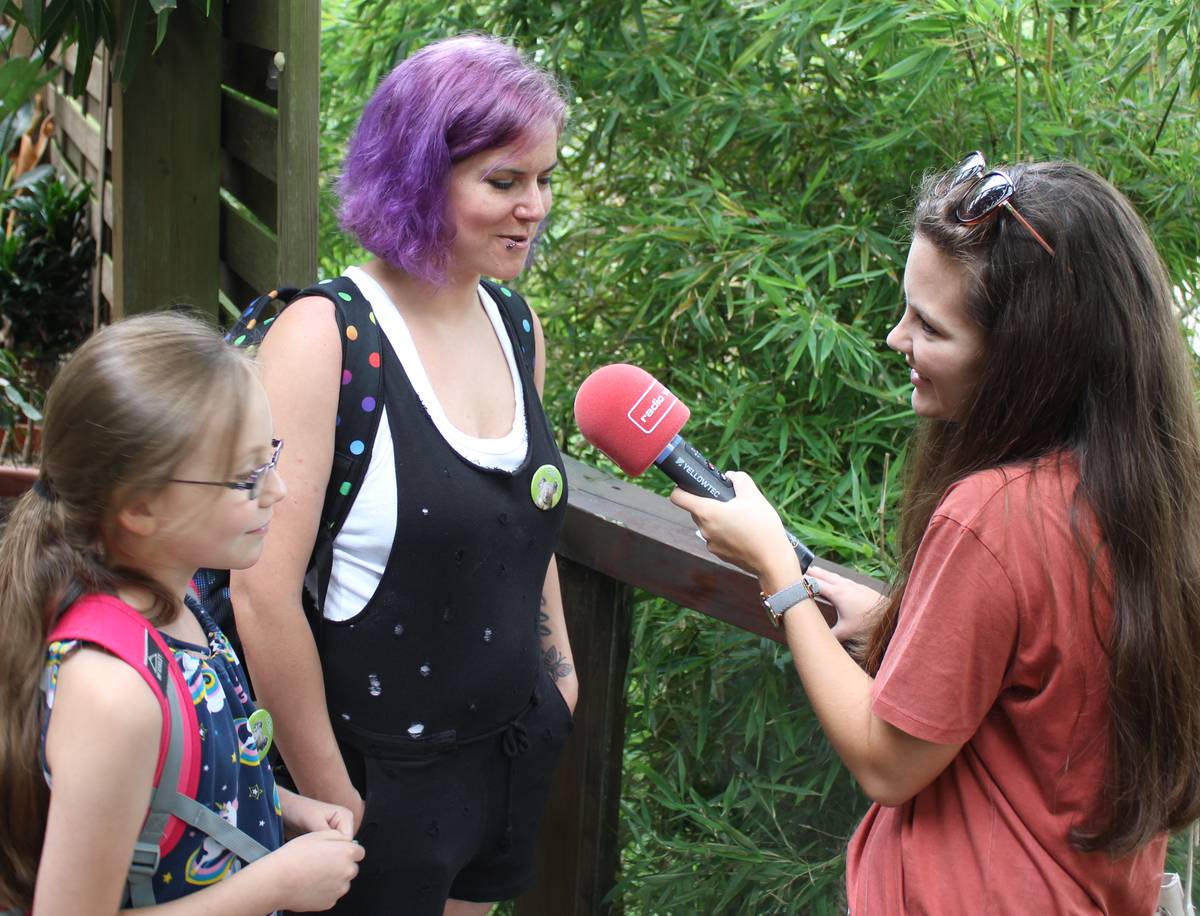 Im Interview mit Kathrin und Lilly nach unserem Koala-Erlebnis